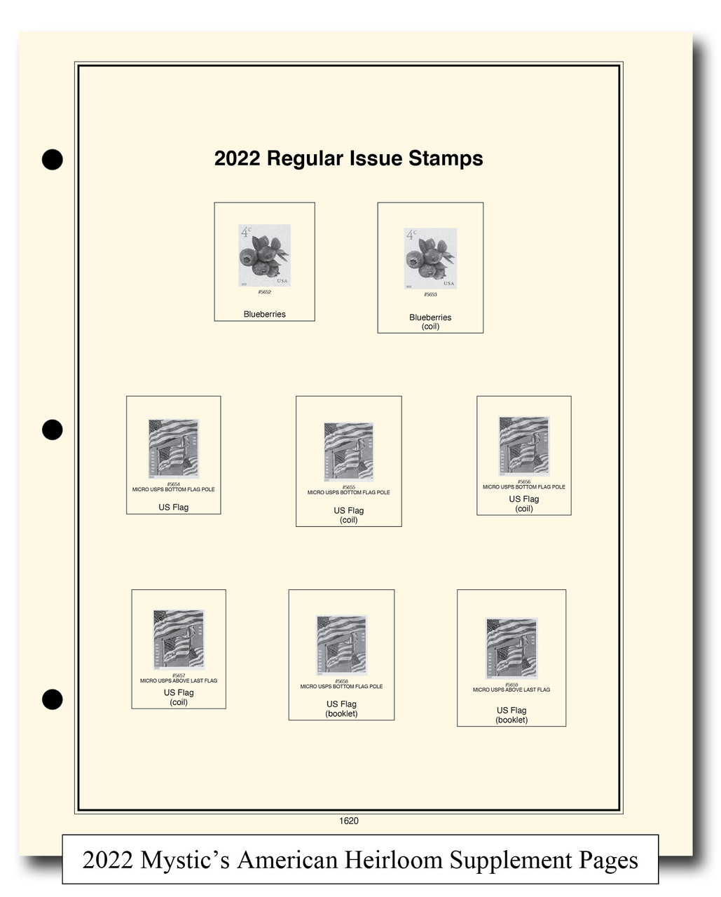 DS112 - 1847-Present Mystic's American Heirloom Standard Album, 3-Volume