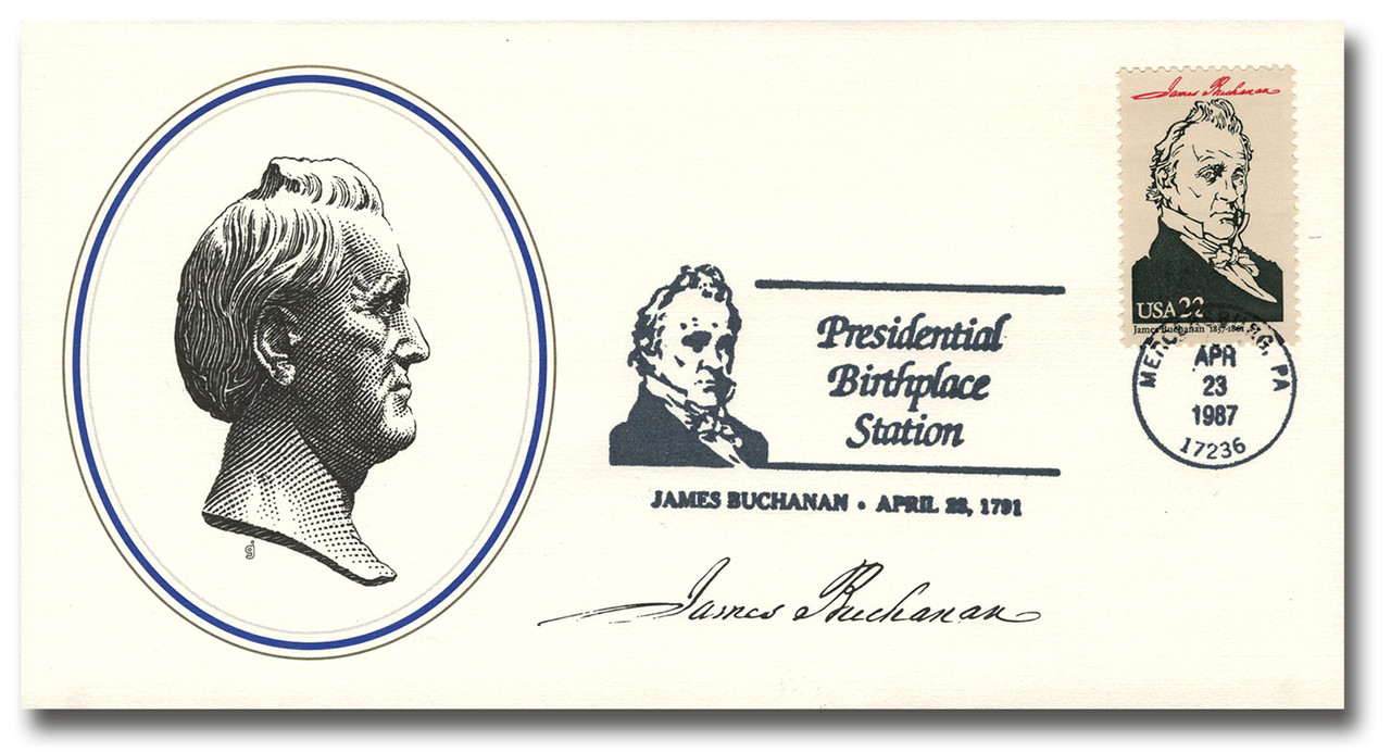 81130A - 1986 Birthplaces of Am.Pres.-Buchanan Single