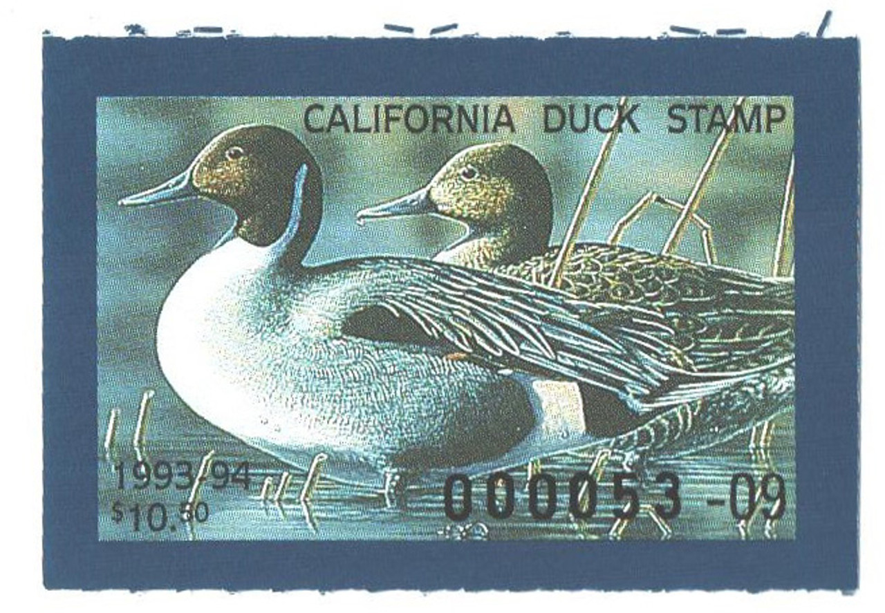 SDCA24 - 1993 California State Duck Stamp