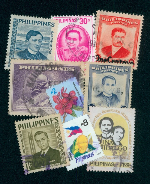 M3585 - Philippines, 50 Different Stamps