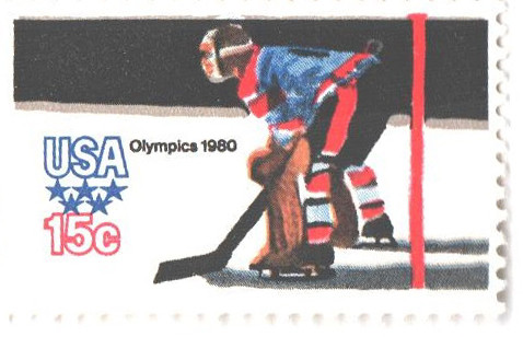 1798A - 1980 15c 13th Winter Olympic Games: Hockey, Perf. 11