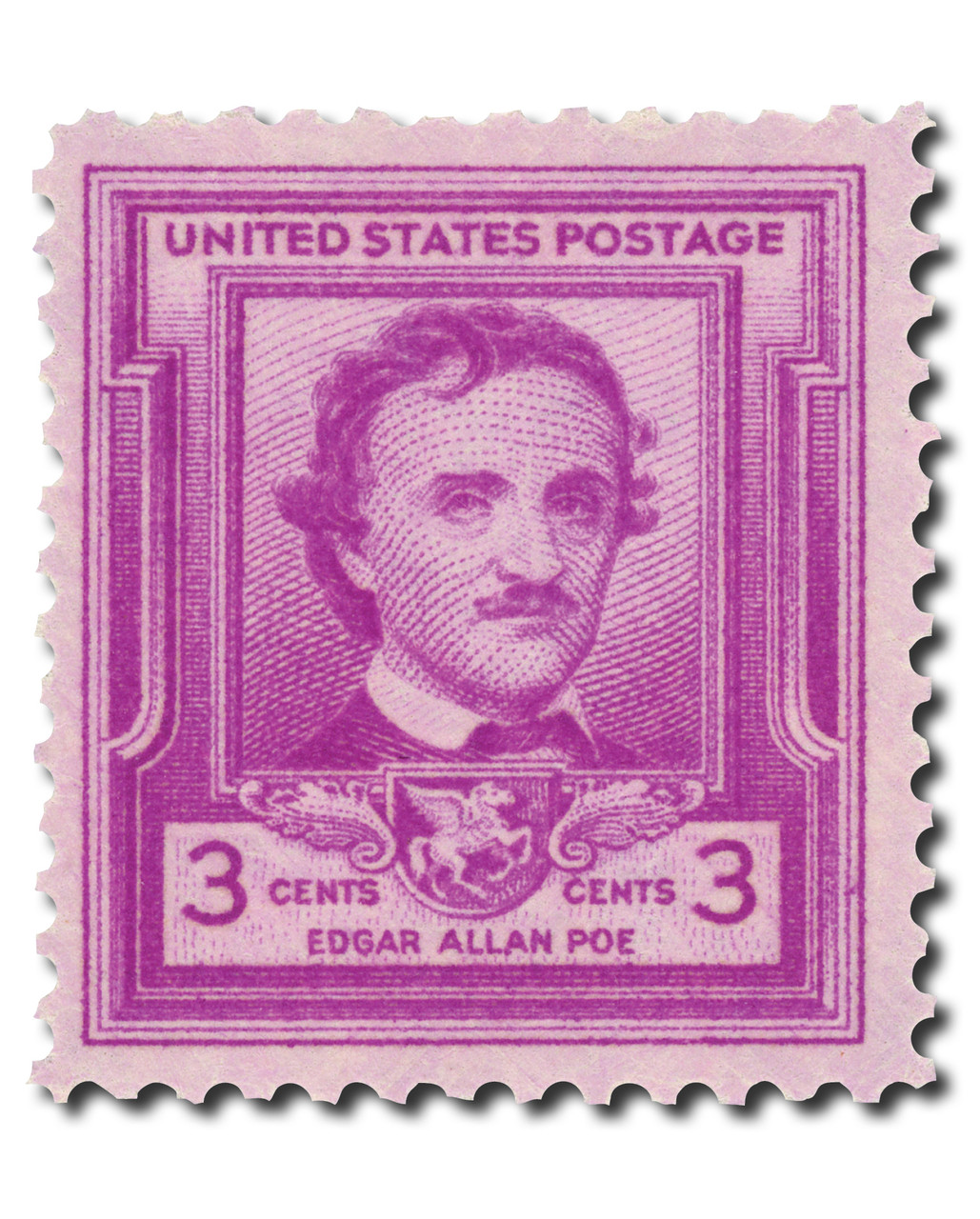 986 - 1949 3c Edgar Allan Poe