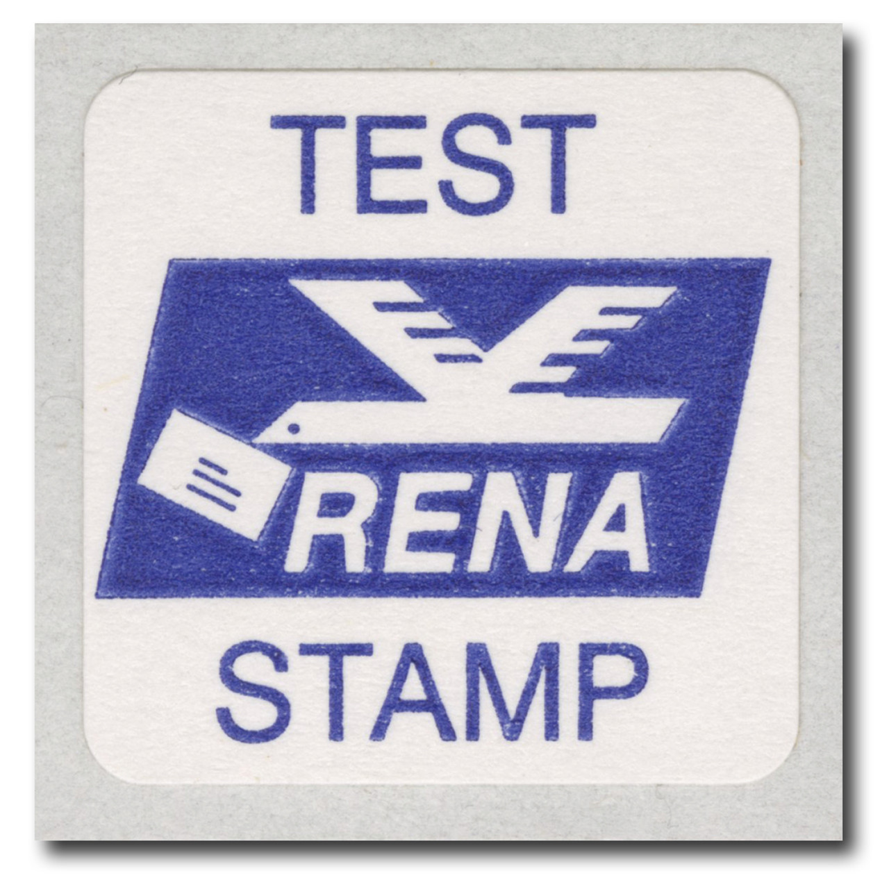 TD131 - 1999 Blue, Rena Test Stamp, Die Cut