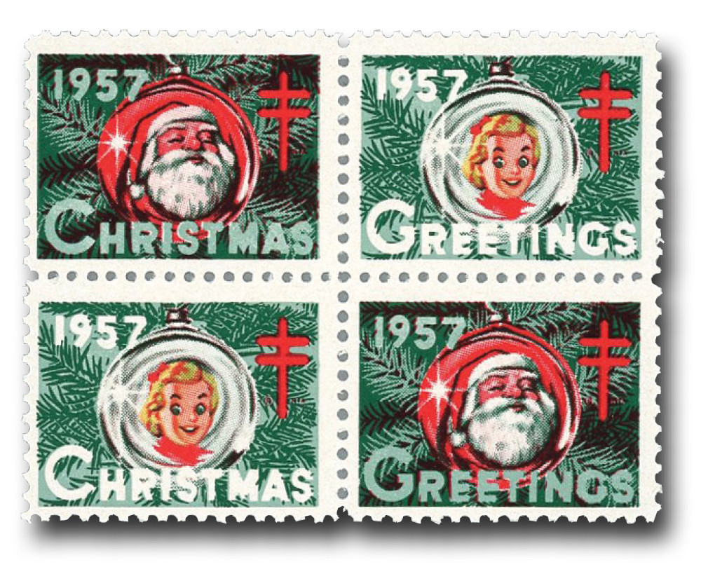 WX185 - 1957 National Tuberculosis Association Christmas Seal
