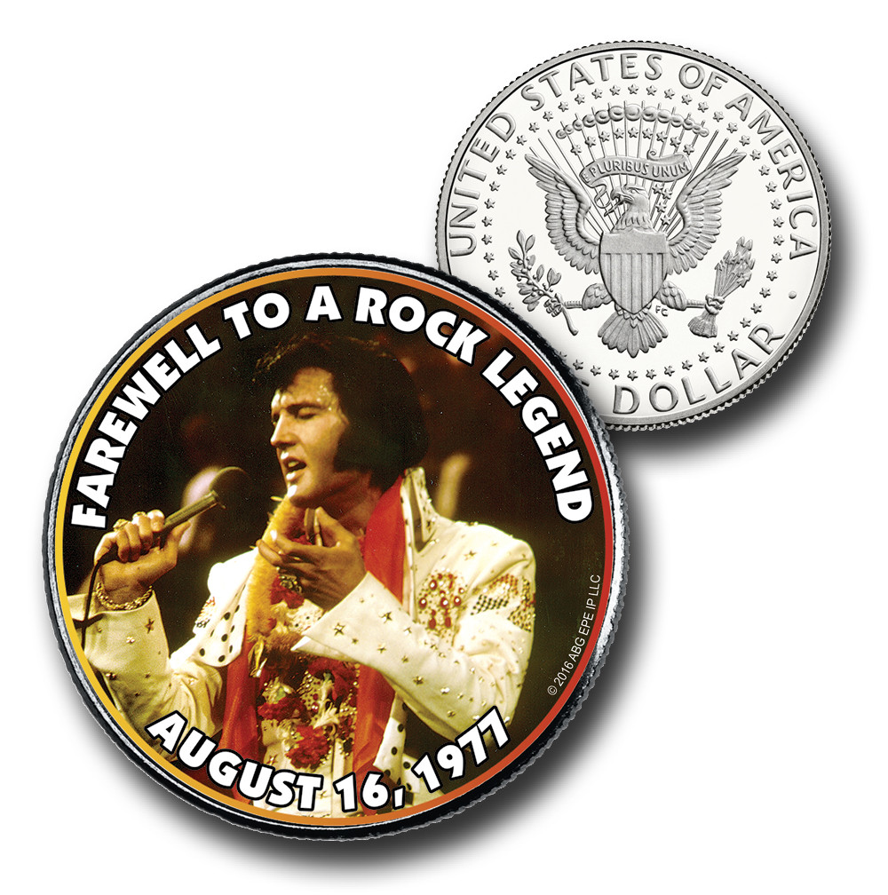 CNS1130 - Elvis Presley "Public Karate Demo" US Half Dollar Commemorative Coin