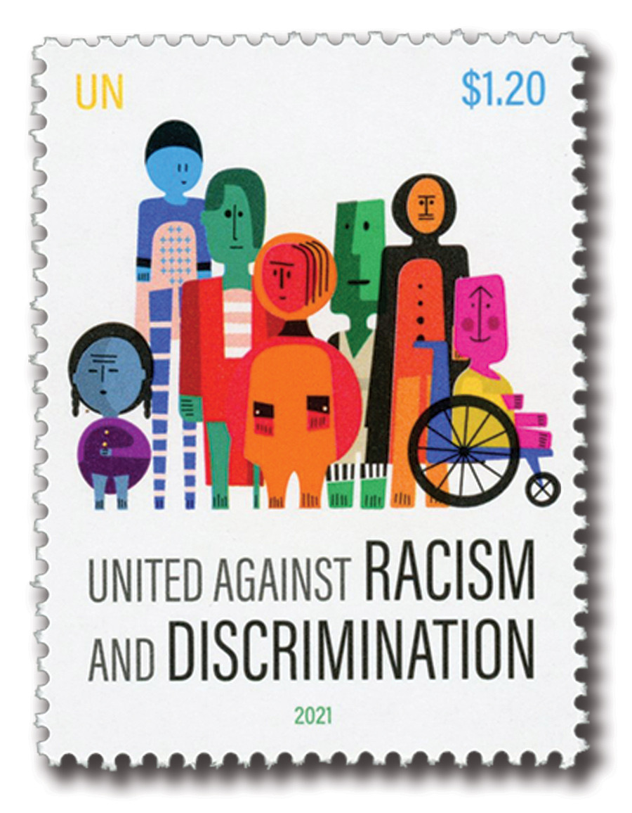 UN1264 - 2021 $1.20 International Day for Elimination of Racial Descrimination