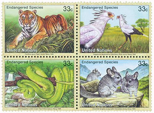 UN757-60 - 1999 Endangered Species - Mystic Stamp Company