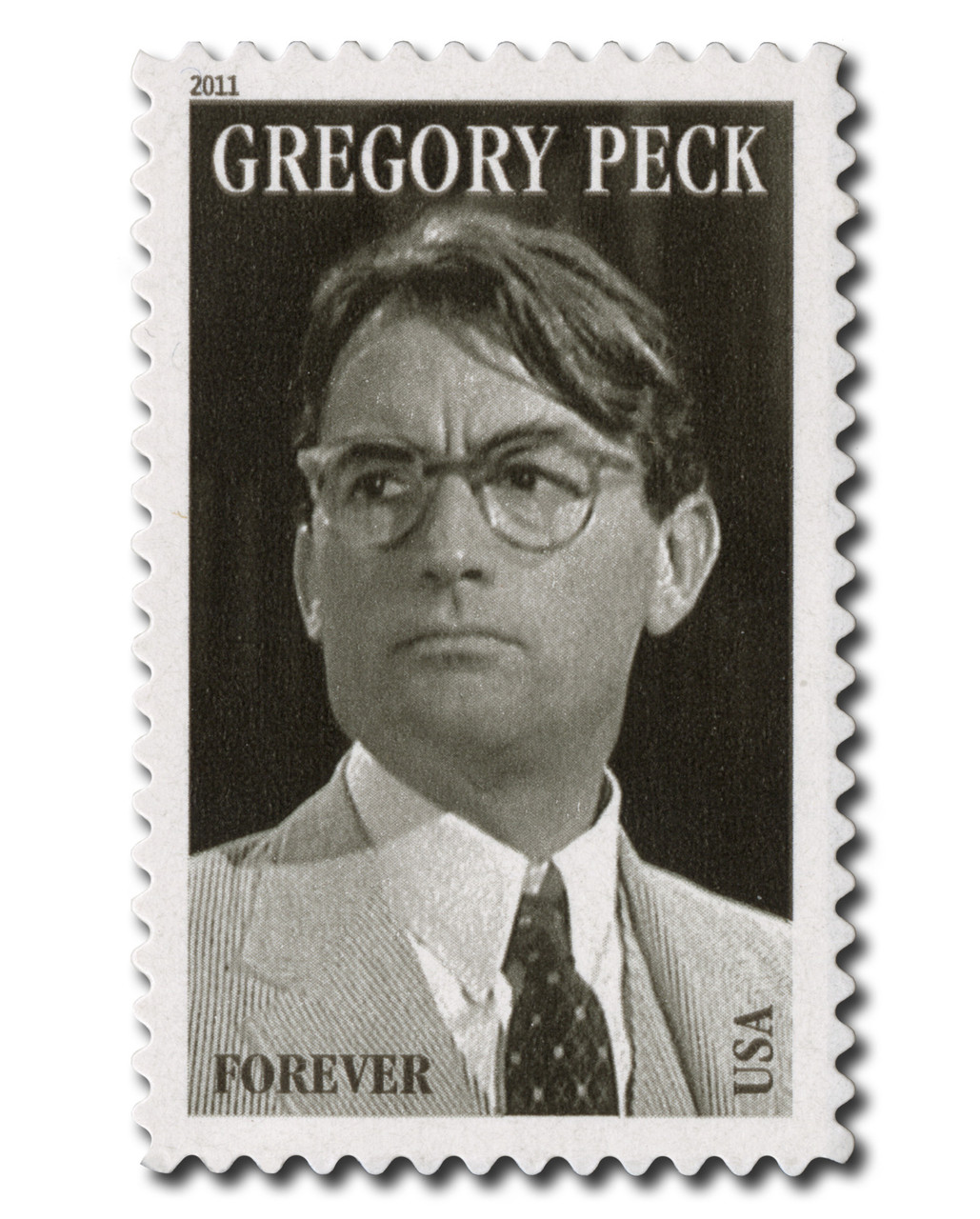 4526 - 2011 First-Class Forever Stamp -  Legends of Hollywood: Gregory Peck