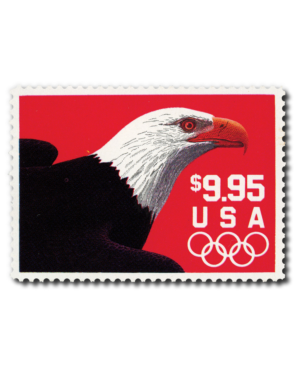 2541 - 1991 $9.95 Eagle, Express Mail