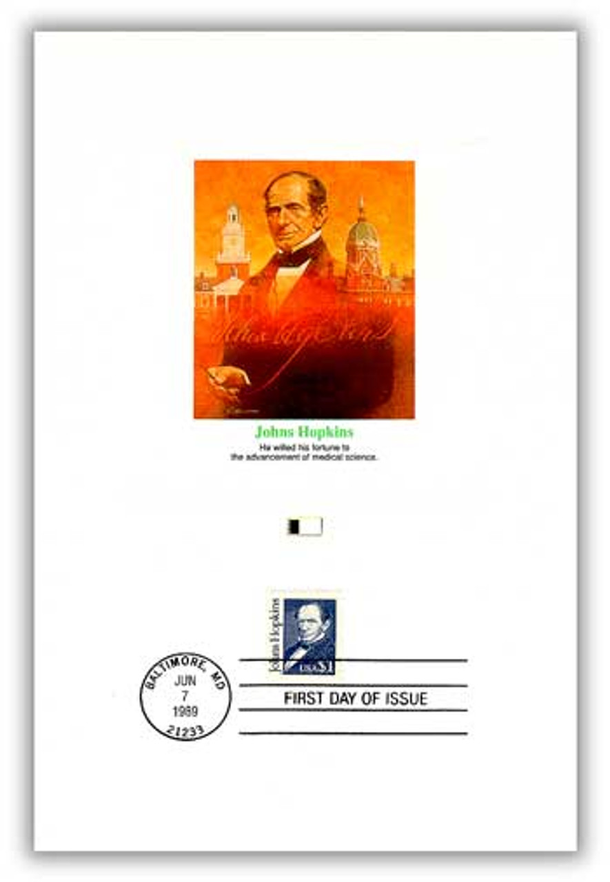 55757 - 1989 Johns Hopkins Proofcard