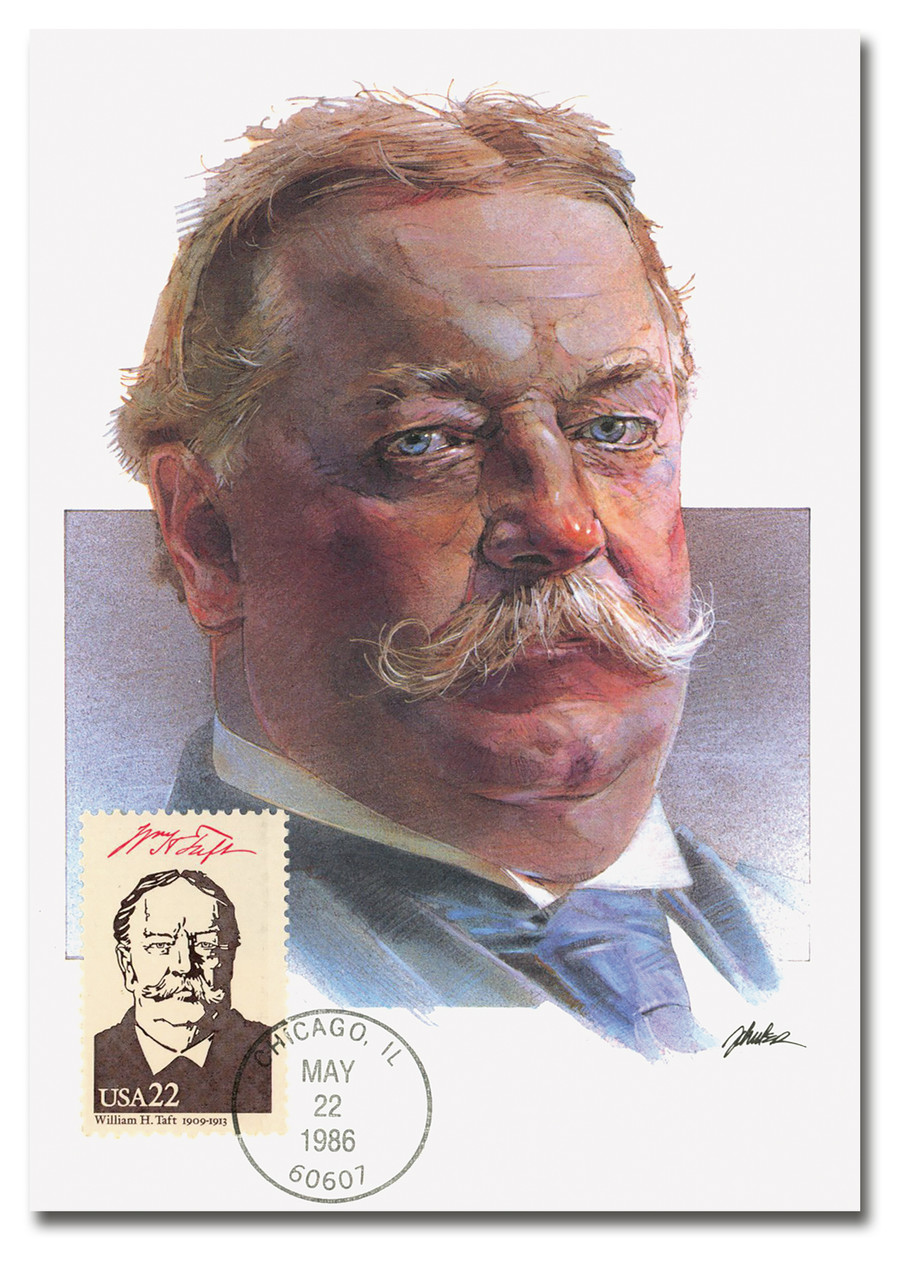 M86-46 - 1986 Presidents-William Taft Maxicard