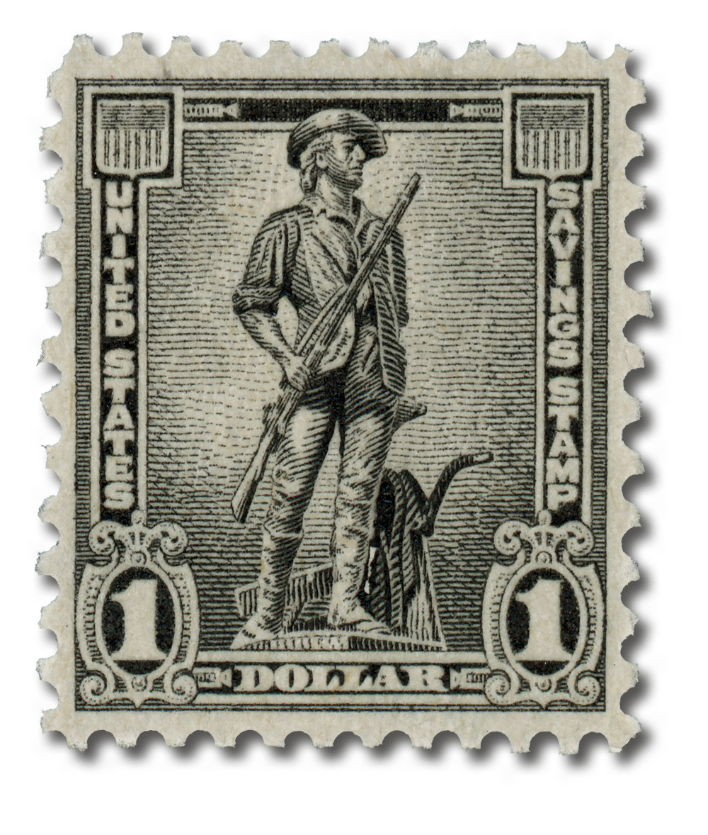 シリアルAP 3rd Anniversary No. 0127 S4 - 1957 $1 Savings, Gray Black - Mystic Stamp Company
