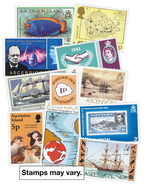 M7404 - Ascension Island, 300 stamps