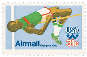 C97 - 1979 31c 22nd Olympic Games, High Jump - Mystic Stamp Company