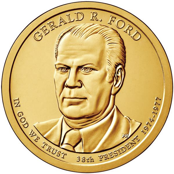 CNPRES38D - 2016 $1.00 President Gerald Ford D Mint