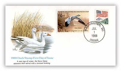 57479 - 1988 Federal Duck First Day Cover