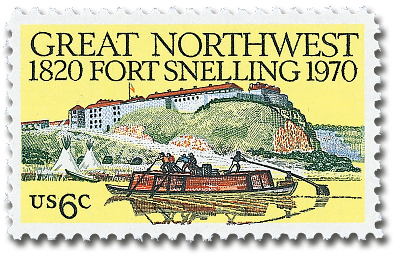 1409 - 1970 6c Fort Snelling