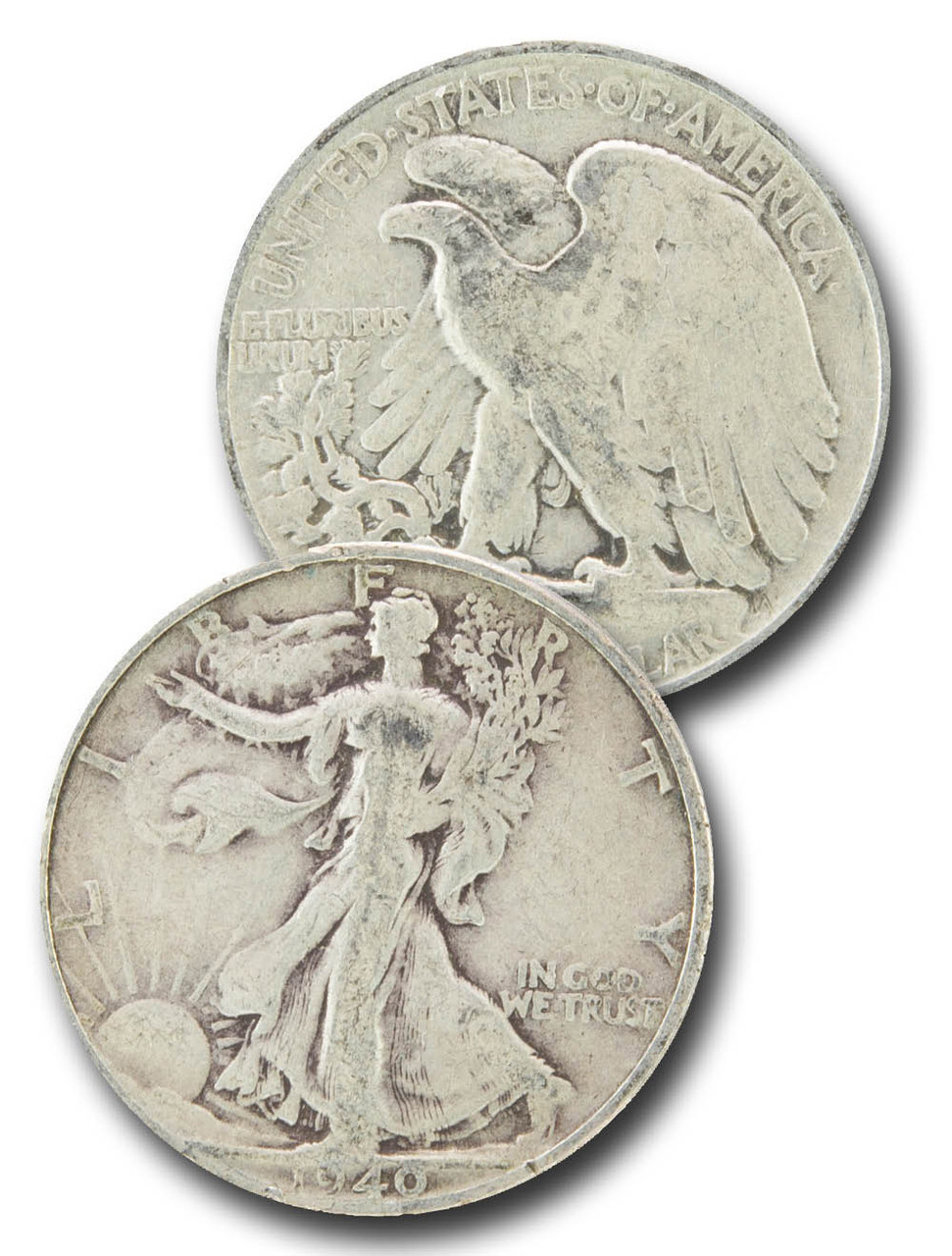 CH-940S - 1940-S Walking Liberty Half Dollar - Mystic Stamp Company