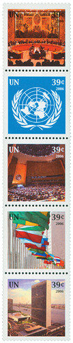 UN898-902 - 2006 UN Symbols