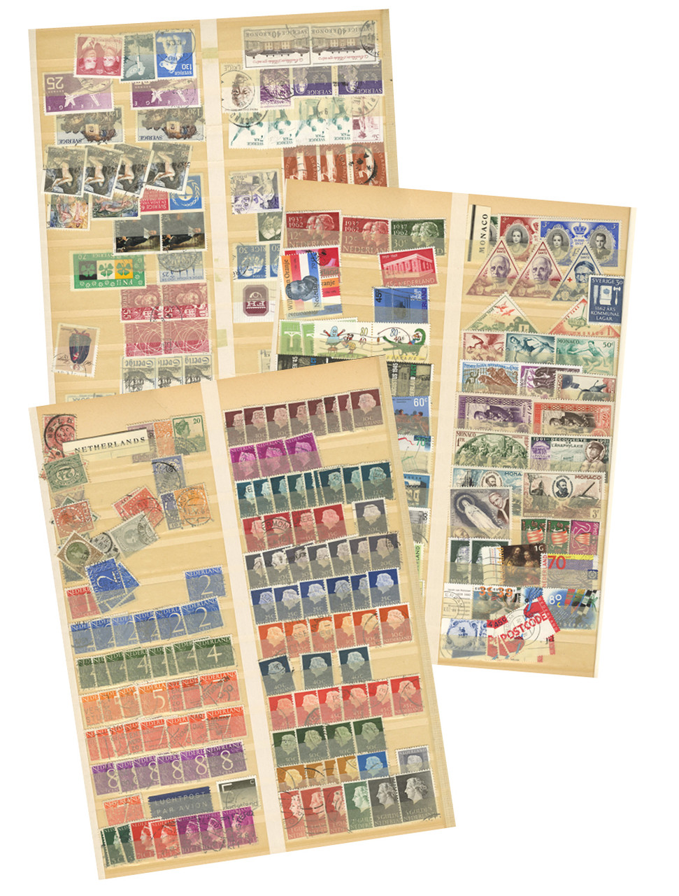 WW792 - Worldwide Stamp Collections: Sweden, Netherlands and Morocco