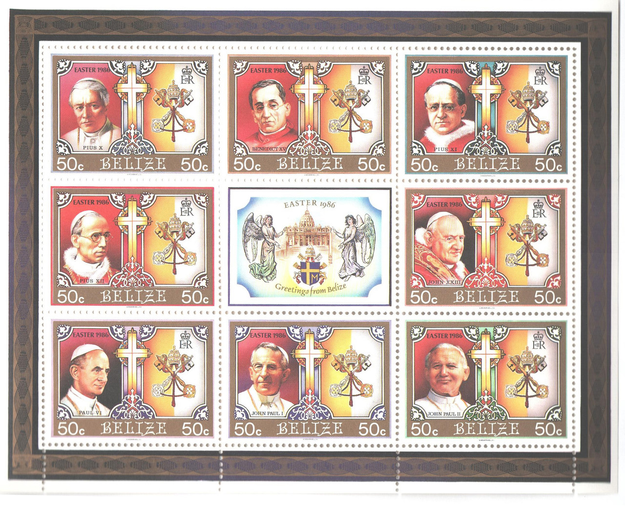 807 - 1986 Belize