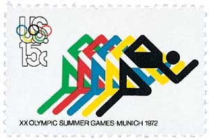 1462 - 1972 15c 20th Summer Olympic Games - Mystic Stamp Company