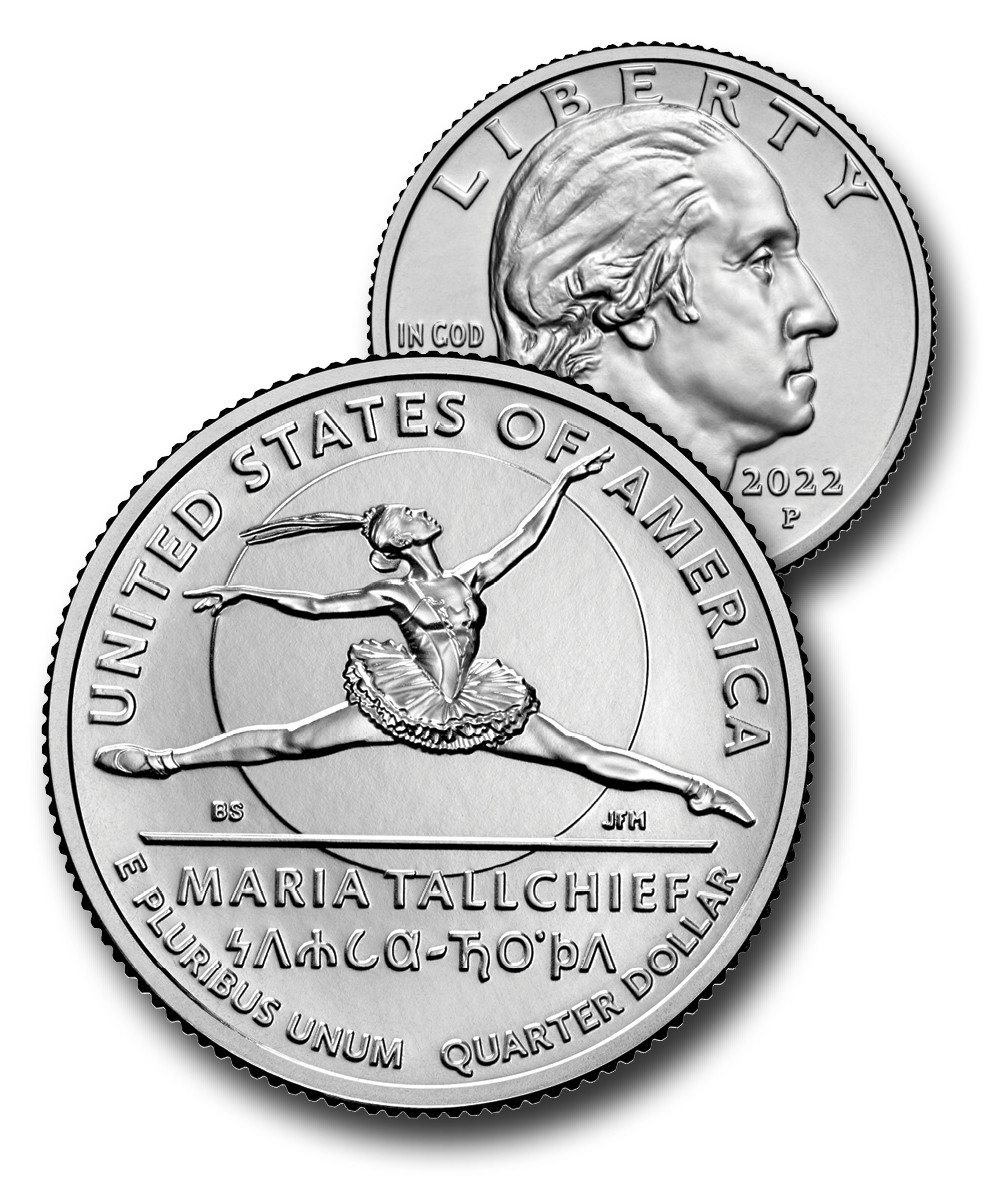 CNAW10P - 2023 American Women Quarters Program - Maria Tallchief, P Mint