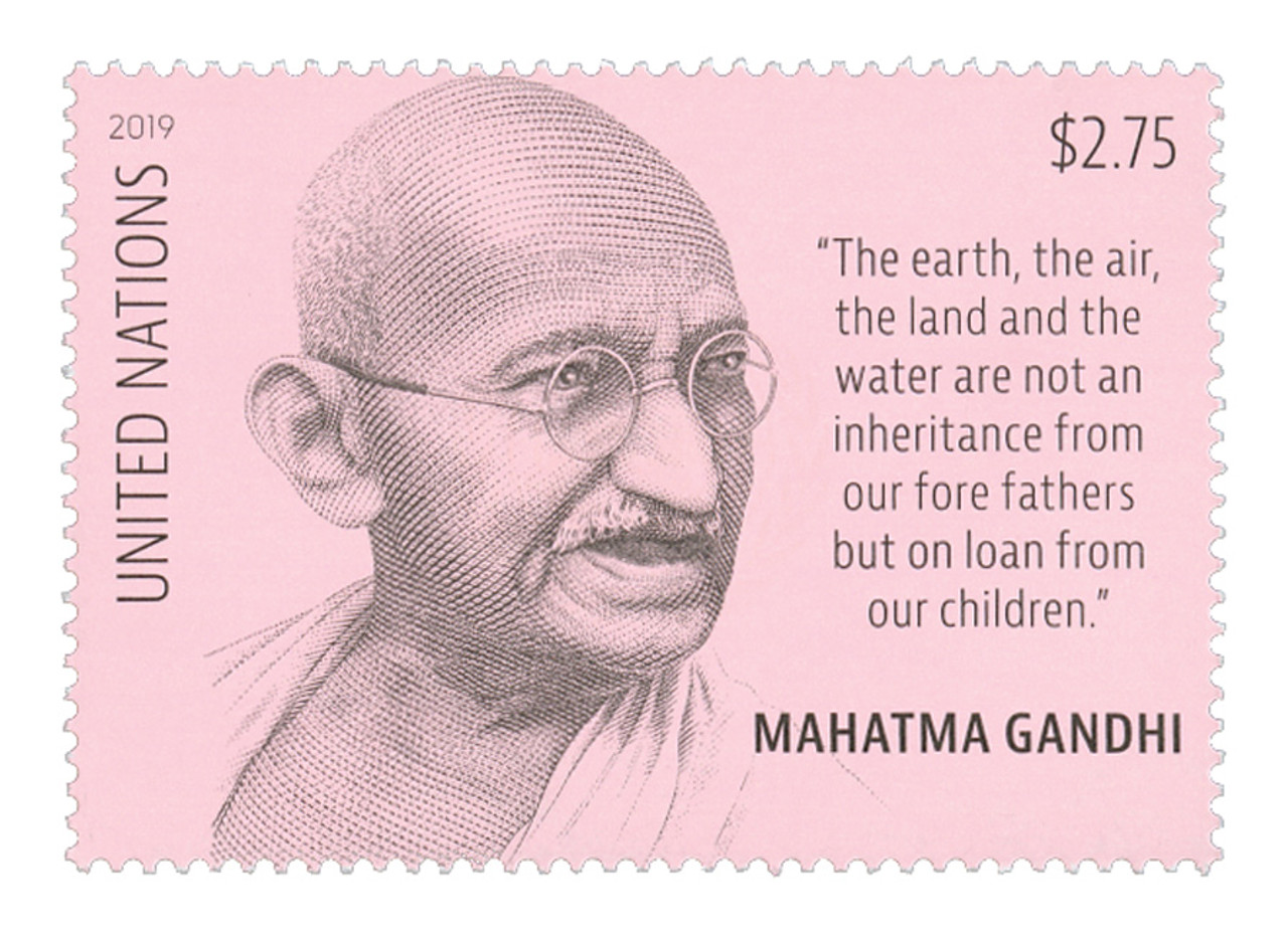 UN1227 - 2019 $2.75 Mahatma Gandhi, 150th Birth
