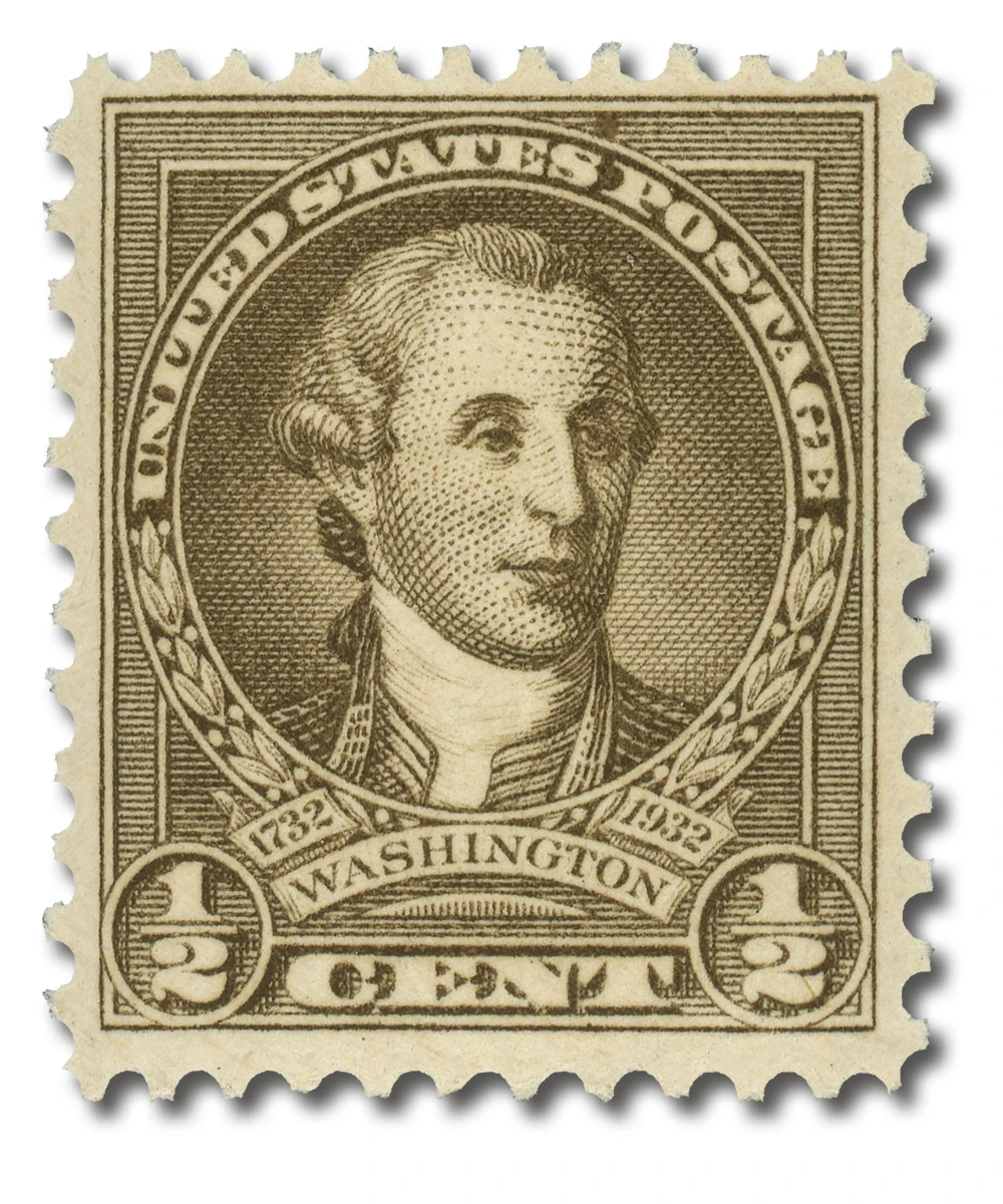 704 - 1932 1/2c Washington, Olive Brown