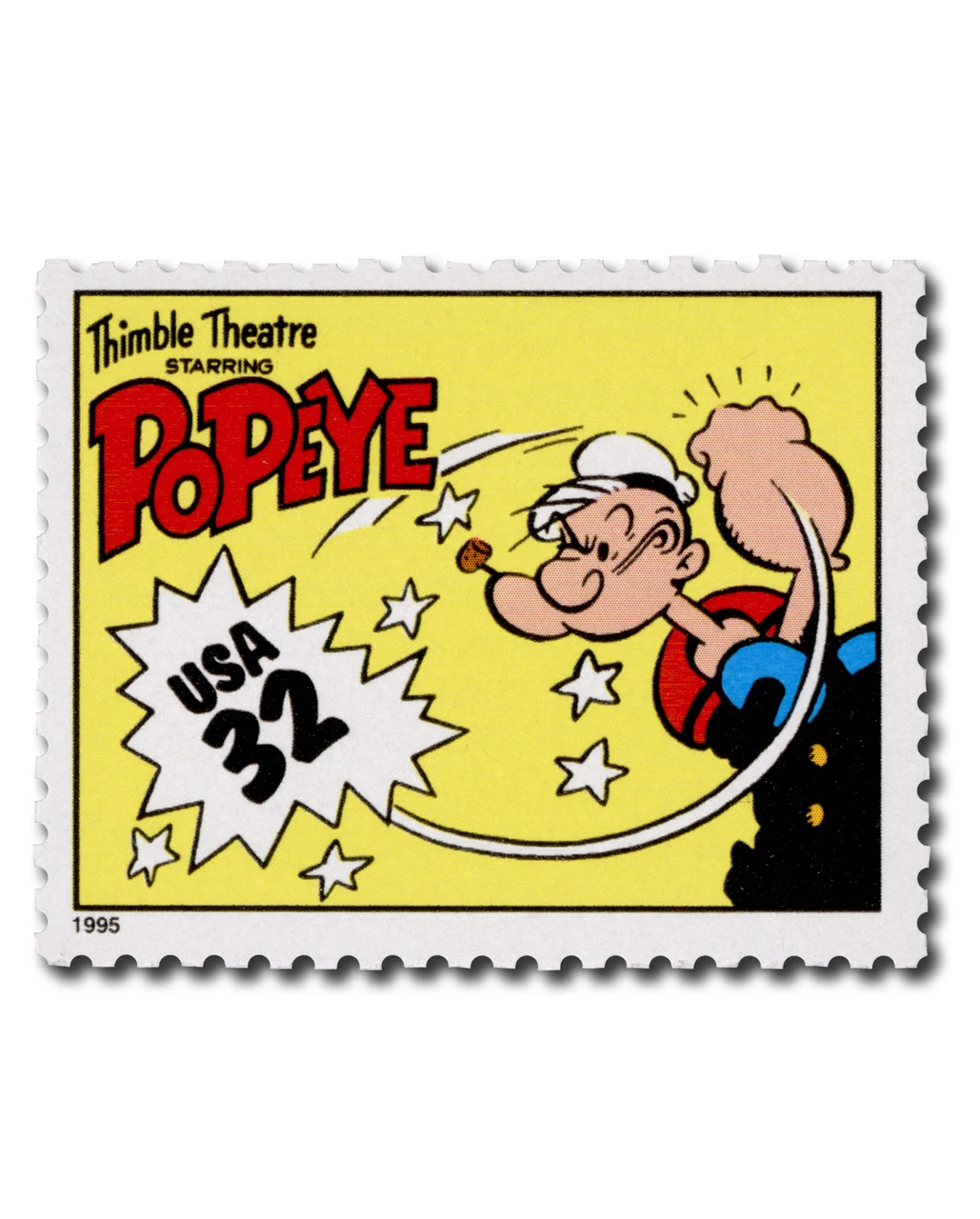 3000k - 1995 32c Comic Strip Classics: Popeye
