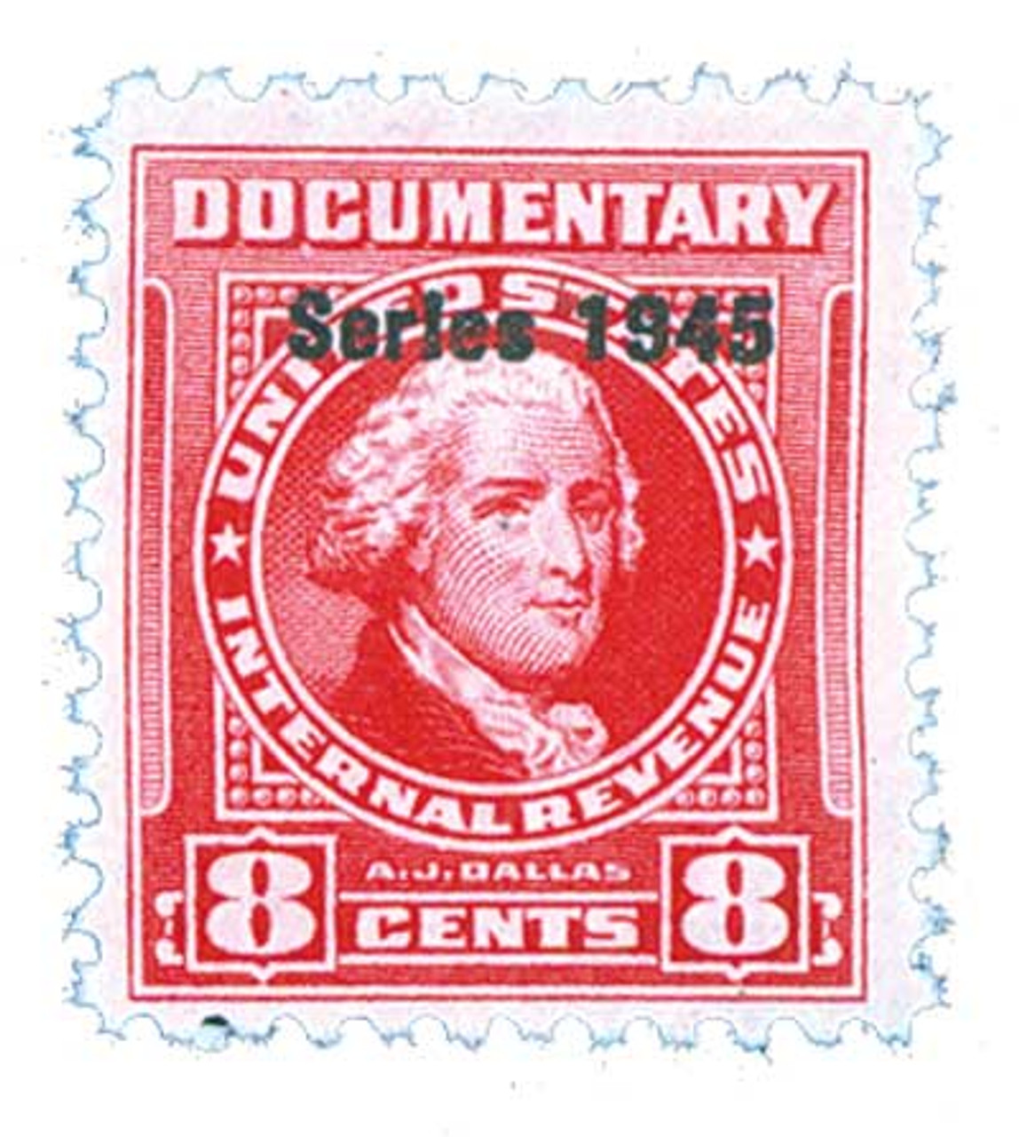 R416 - 1945 8c U.S. Internal Revenue Stamp, Carmine