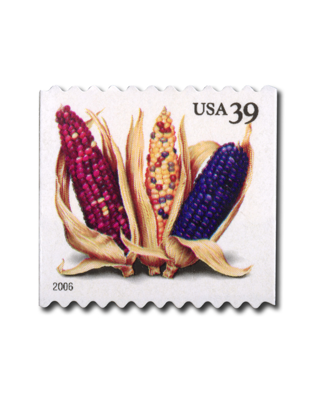 4007 - 2006 39c Crops of America: Corn, Coil - Mystic Stamp Company
