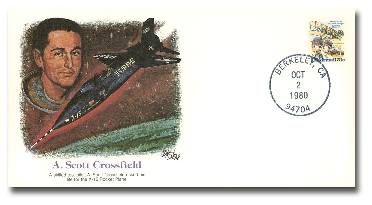 113443B - 1980 POF Scott Crossfield Commemorative Cover
