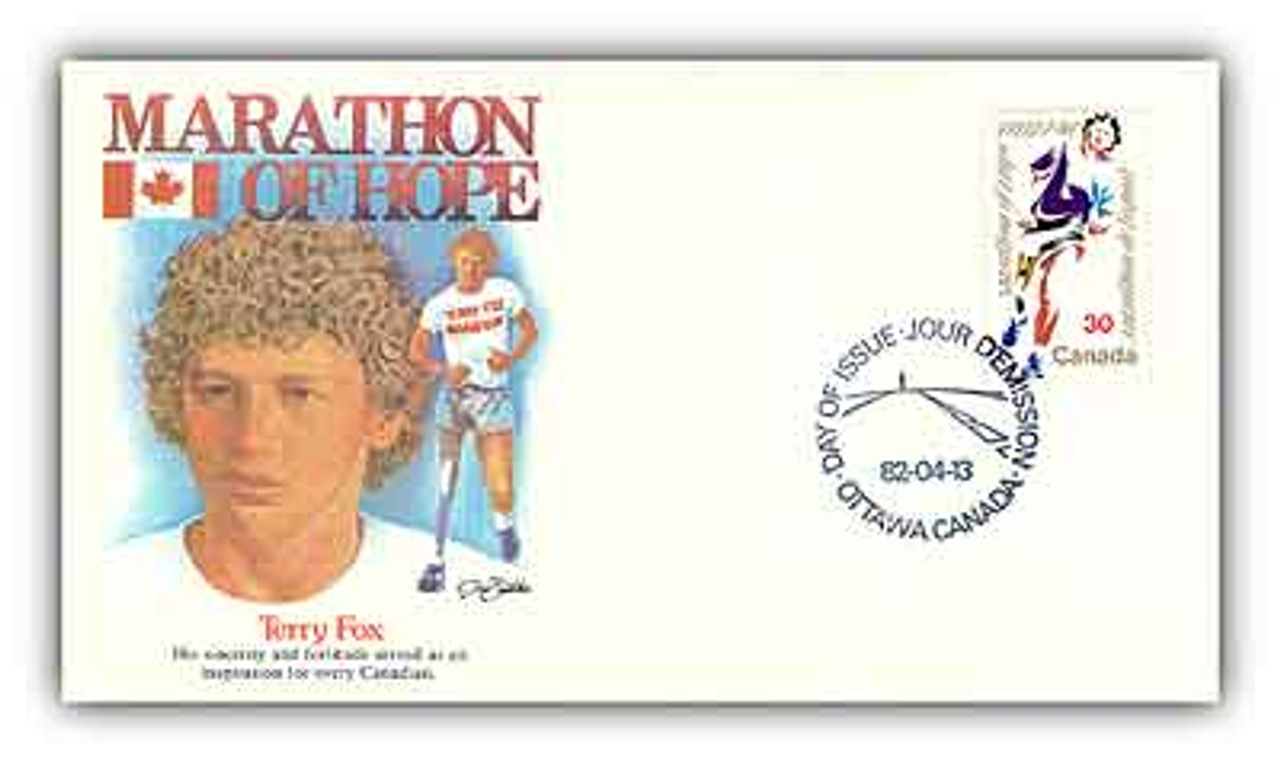 6A915 - 1982 30c Terry Fox, Marathon of Hope