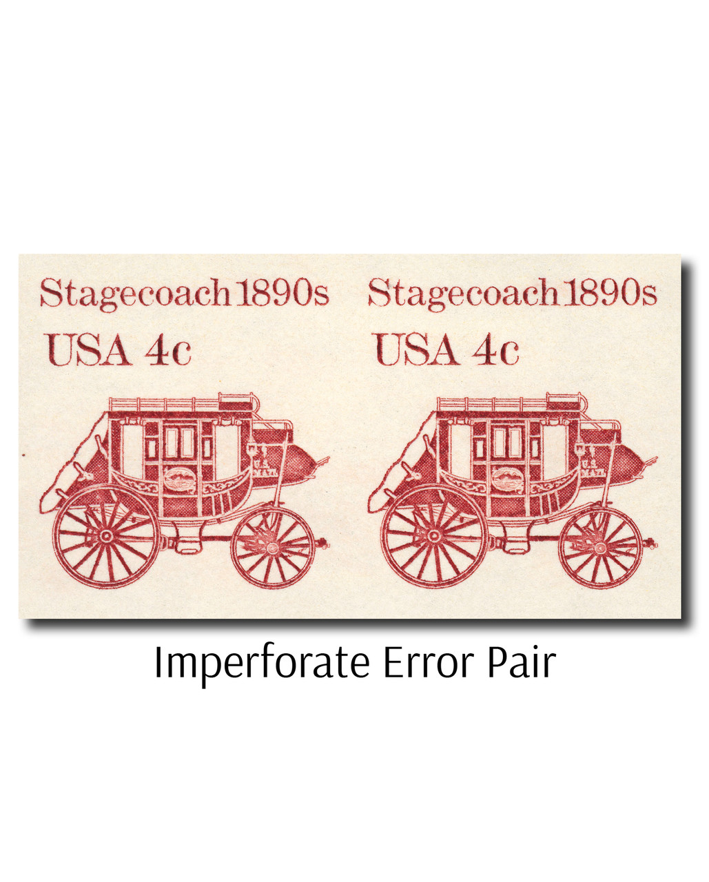 1898A - 1982 4c Transportation Series: Stagecoach, 1890s