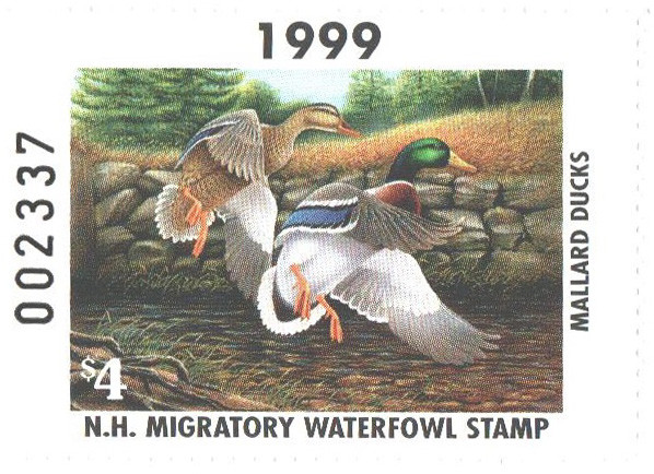 SDNH17 - 1999 New Hampshire State Duck Stamp