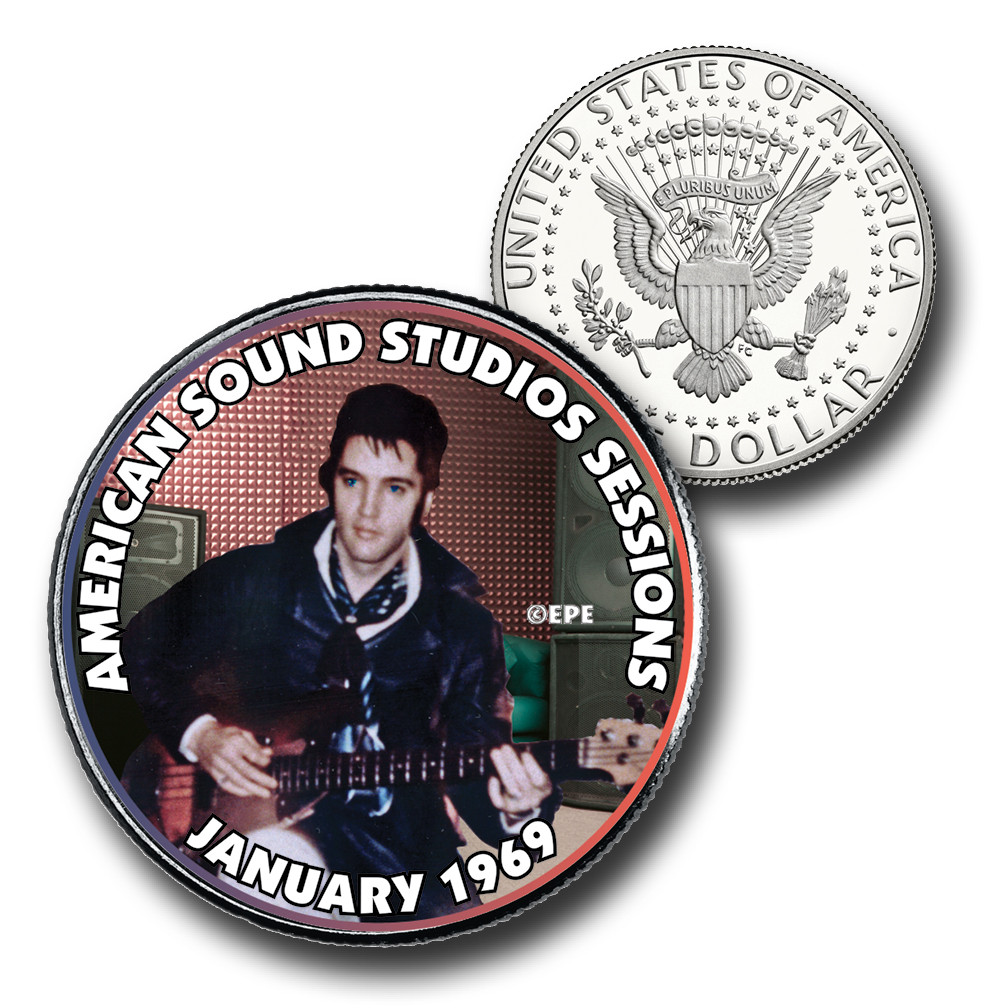 CNS1080 - Elvis Presley "American Sound Studio Session" US Half Dollar Commemorative Coin