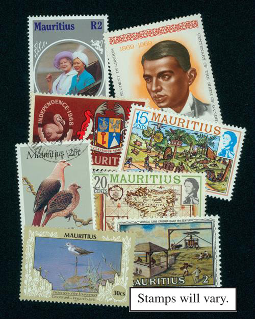 MP1656 - Mauritius, 400 Different Stamps