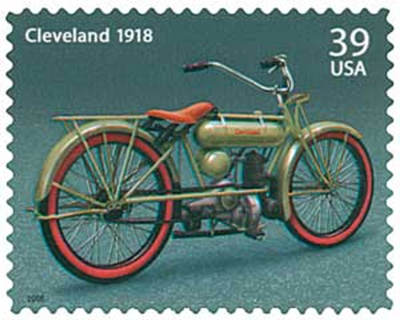 4086 - 2006 39c American Motorcycles: Cleveland 1918