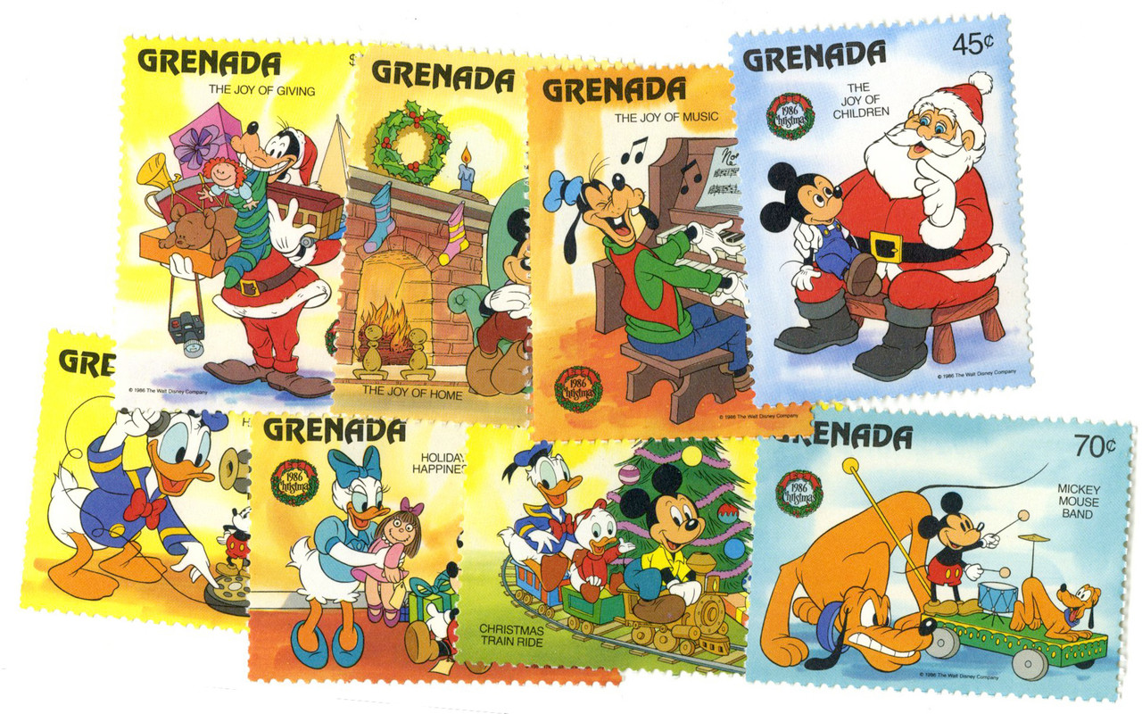 MDS310A - 1986 Disney and Friends Celebrate Christmas, Mint, Set