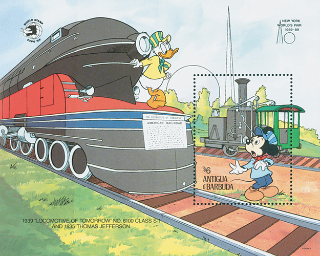 MDS227B - 1989 Disney's Trains - Friends Ride the Rails, Mint
