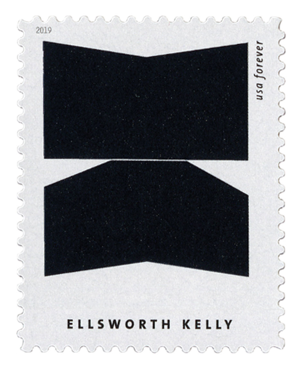 5386 - 2019 First-Class Forever Stamp - Ellsworth Kelly: "South Ferry"
