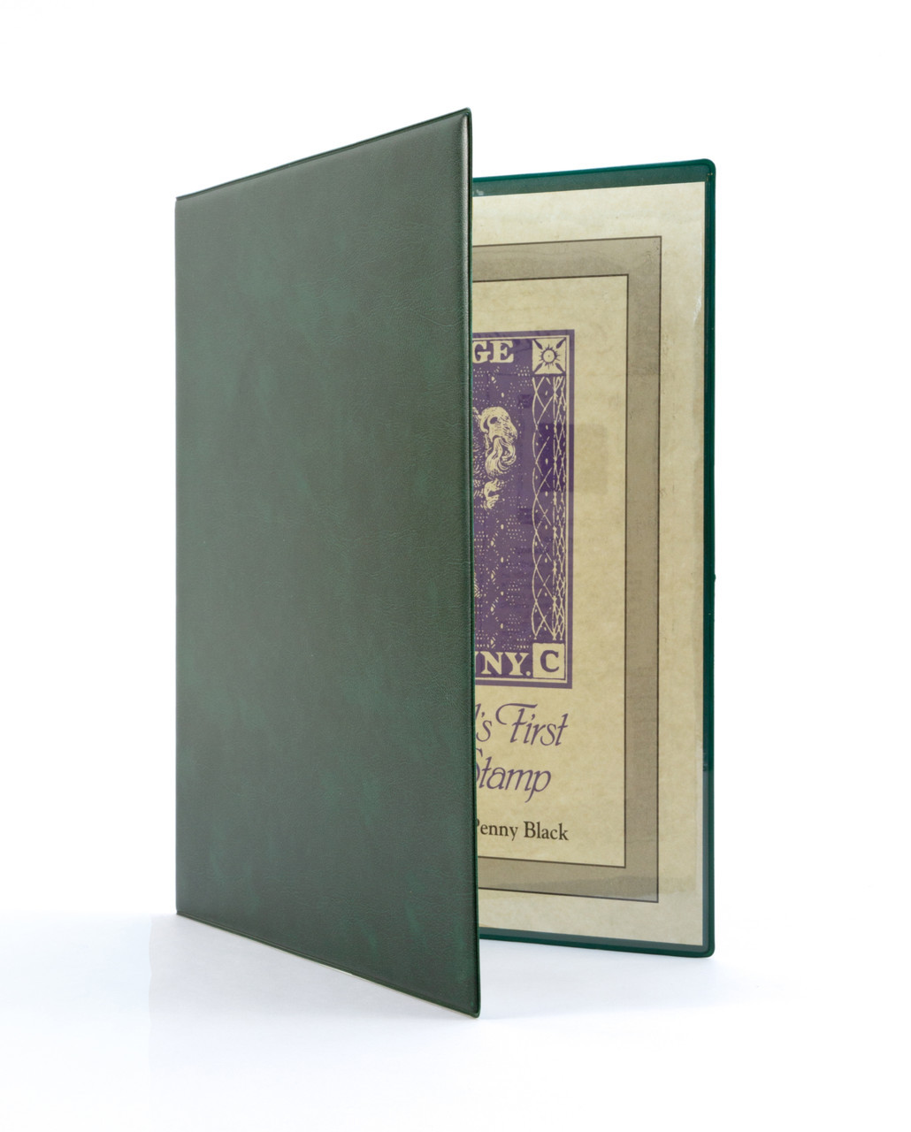 BLACK1x - 1840 Penny Black, 1-2 Margins with Presentation Folder