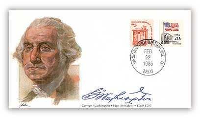 81407 - 1985 PRS George Washington Commemorative Cvr