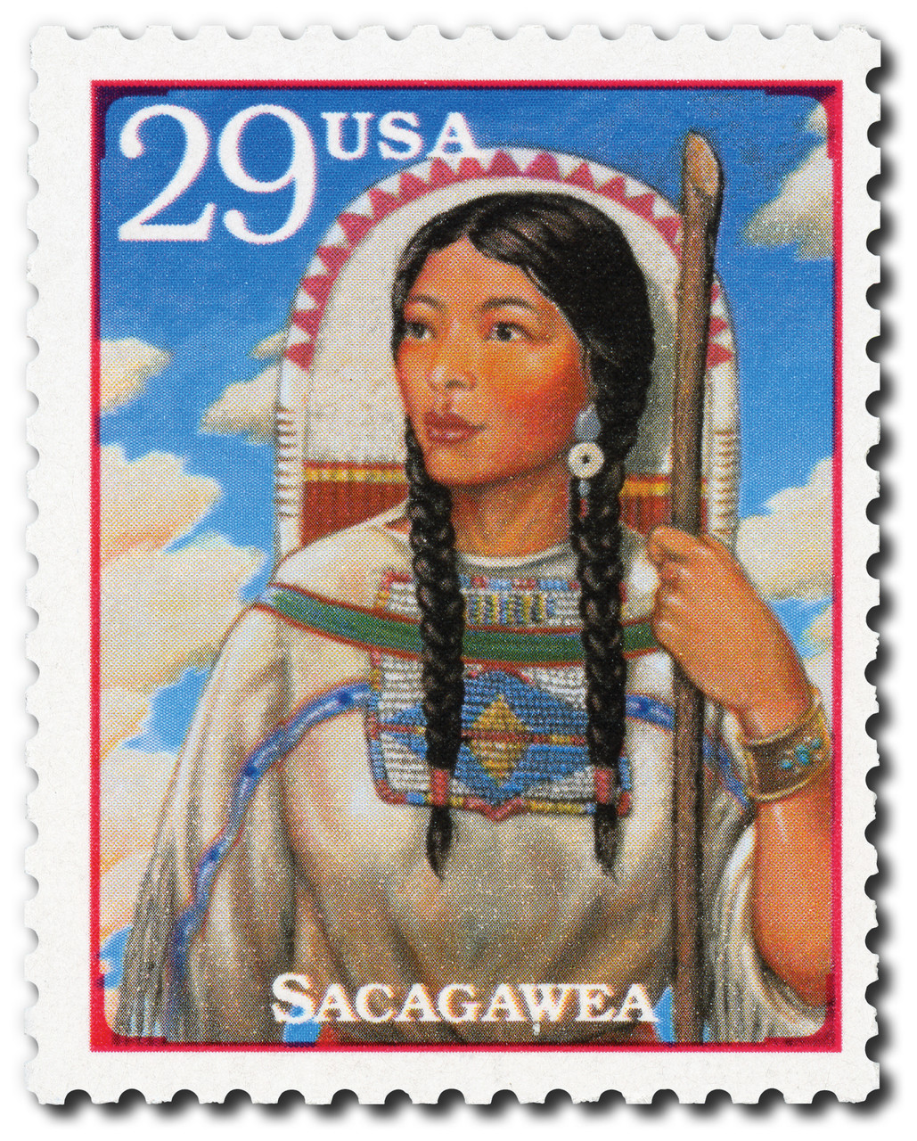 2869s - 1994 29c Legends of the West: Sacagawea - Mystic Stamp Company