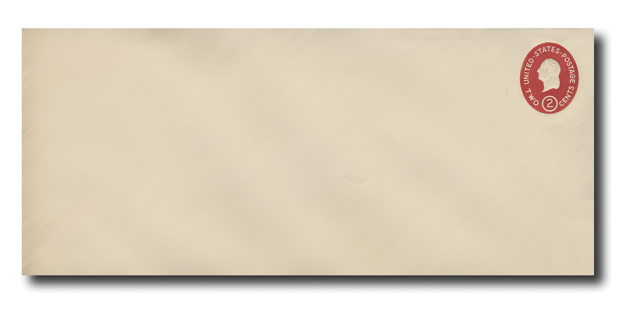U533 - 1950 2c Washington, Carmine, Stamped Envelope, Die 3