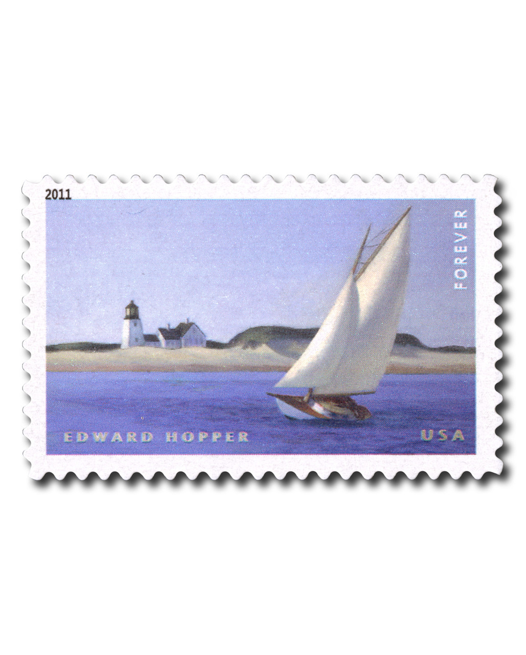 4558 - 2011 First-Class Forever Stamp -  American Treasures: Edward Hopper