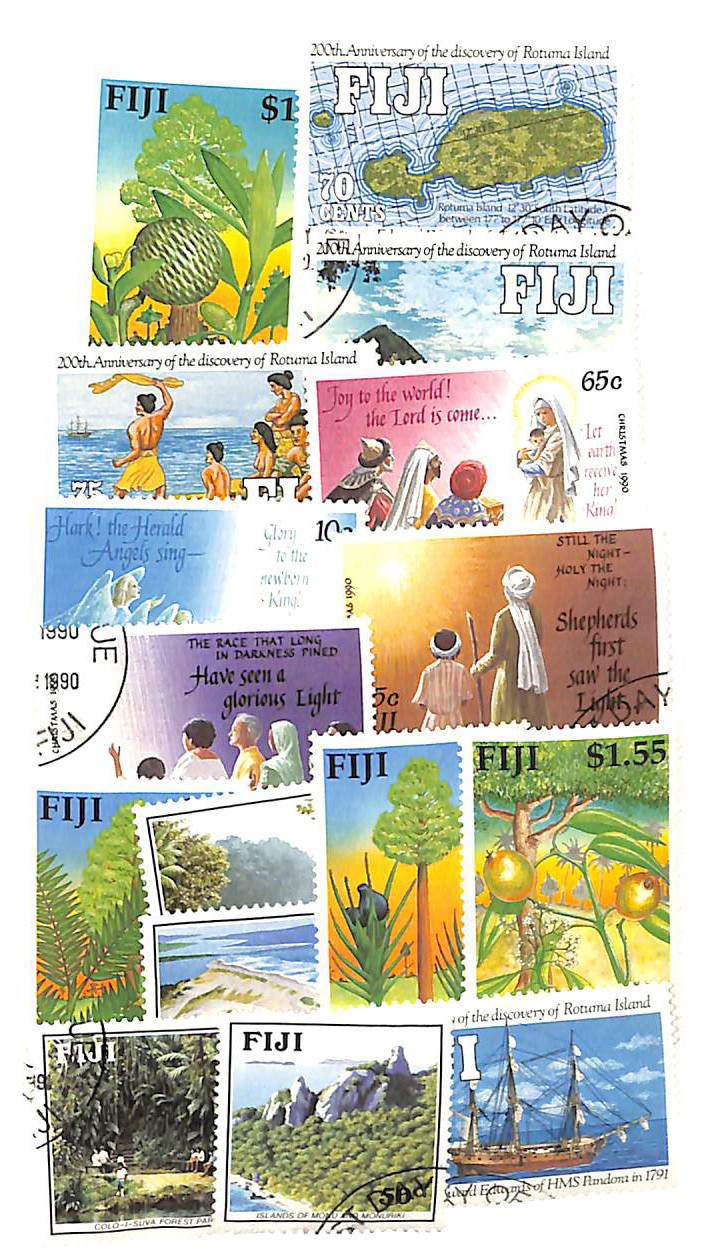 629-44 - 1990-91 Fiji, 16 stamps