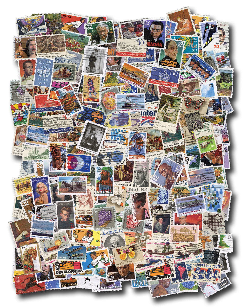 MP1972 - United States Commems, 1400 Different Stamps