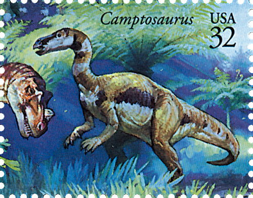 3136b - 1997 32c Dinosaurs: Camptosaurus - Mystic Stamp Company